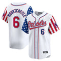 Trusc B.Orioles #6 Ryan Mountcastle Player White Independence Day Vapor Premier Home Game Stitched Jerseys