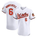 Trusc B.Orioles #6 Ryan Mountcastle Player White Limited Elite Home Game Stitched Jerseys