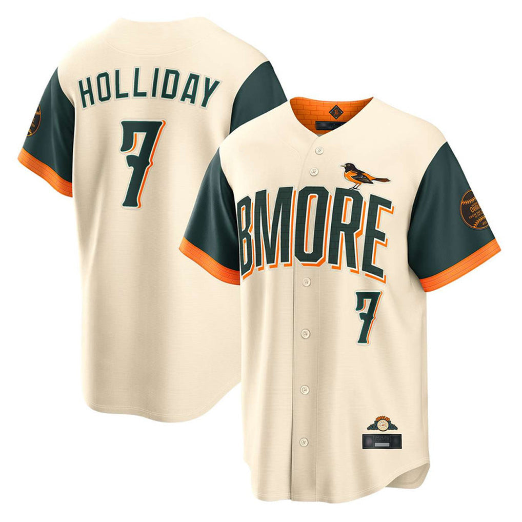 Trusc B.Orioles #7 Jackson Holliday Player Cream 2026 City Connect Home Game Stitched Jerseys