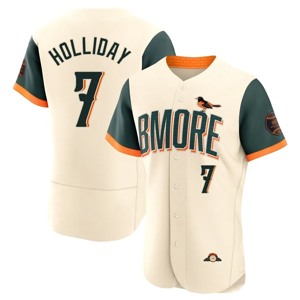 Trusc B.Orioles #7 Jackson Holliday Player Cream 2026 City Connect Limited Elite Home Game Stitched Jerseys