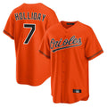Trusc B.Orioles #7 Jackson Holliday Player Orange Home Game Stitched Jerseys