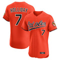 Trusc B.Orioles #7 Jackson Holliday Player Orange Limited Elite Home Game Stitched Jerseys