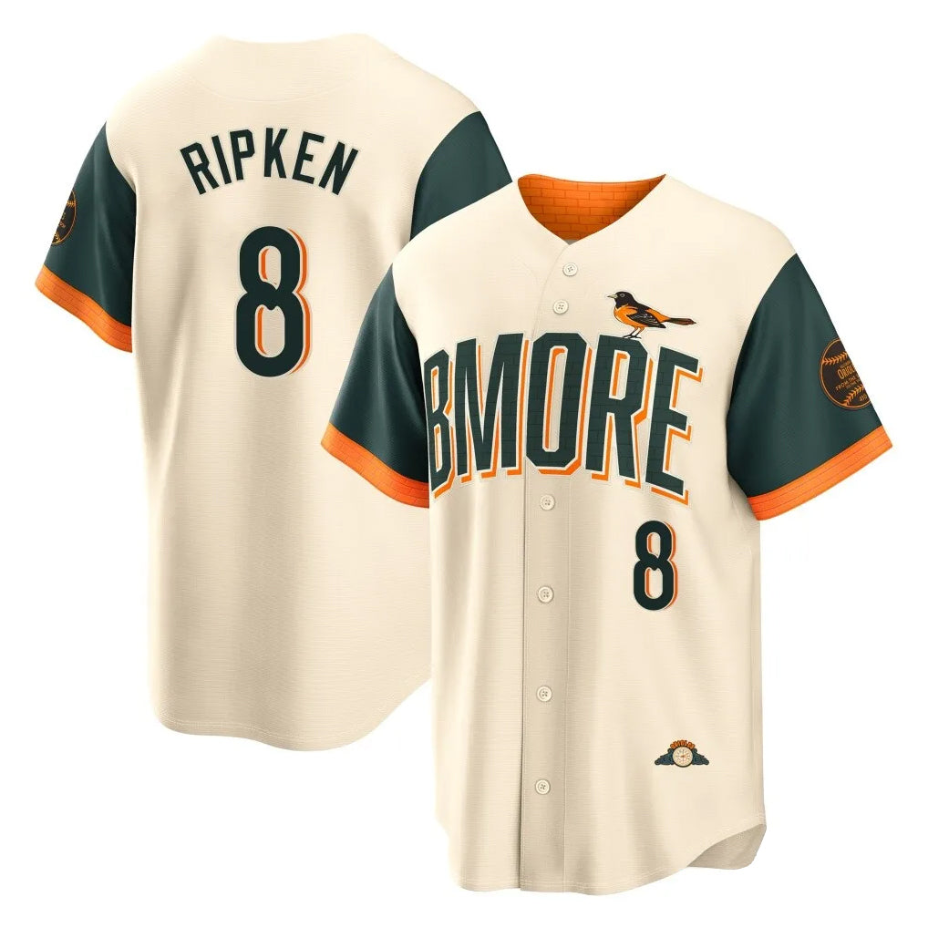 Trusc B.Orioles #8 Cal Ripken Player Cream 2026 City Connect Home Game Stitched Jerseys