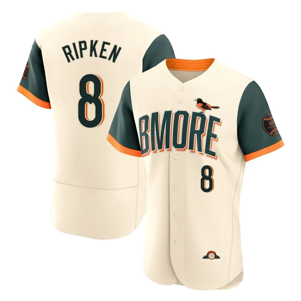 Trusc B.Orioles #8 Cal Ripken Player Cream 2026 City Connect Limited Elite Home Game Stitched Jerseys