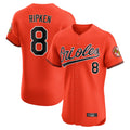 Trusc B.Orioles #8 Cal Ripken Player Orange Limited Elite Home Game Stitched Jerseys