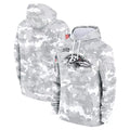 Trusc B.Ravens Player Military Hoodie Arctic Camo Salute To Service Stitched Jerseys