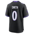 Trusc B.Ravens #0 Roquan Smith Black Alternate Game Stitched Jerseys