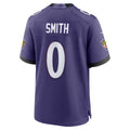 Trusc B.Ravens #0 Roquan Smith Purple Team Game Stitched Jerseys