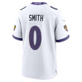 Trusc B.Ravens #0 Roquan Smith White Game Stitched Jerseys