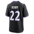 Trusc B.Ravens #22 Derrick Henry Black Alternate Game Stitched Jerseys