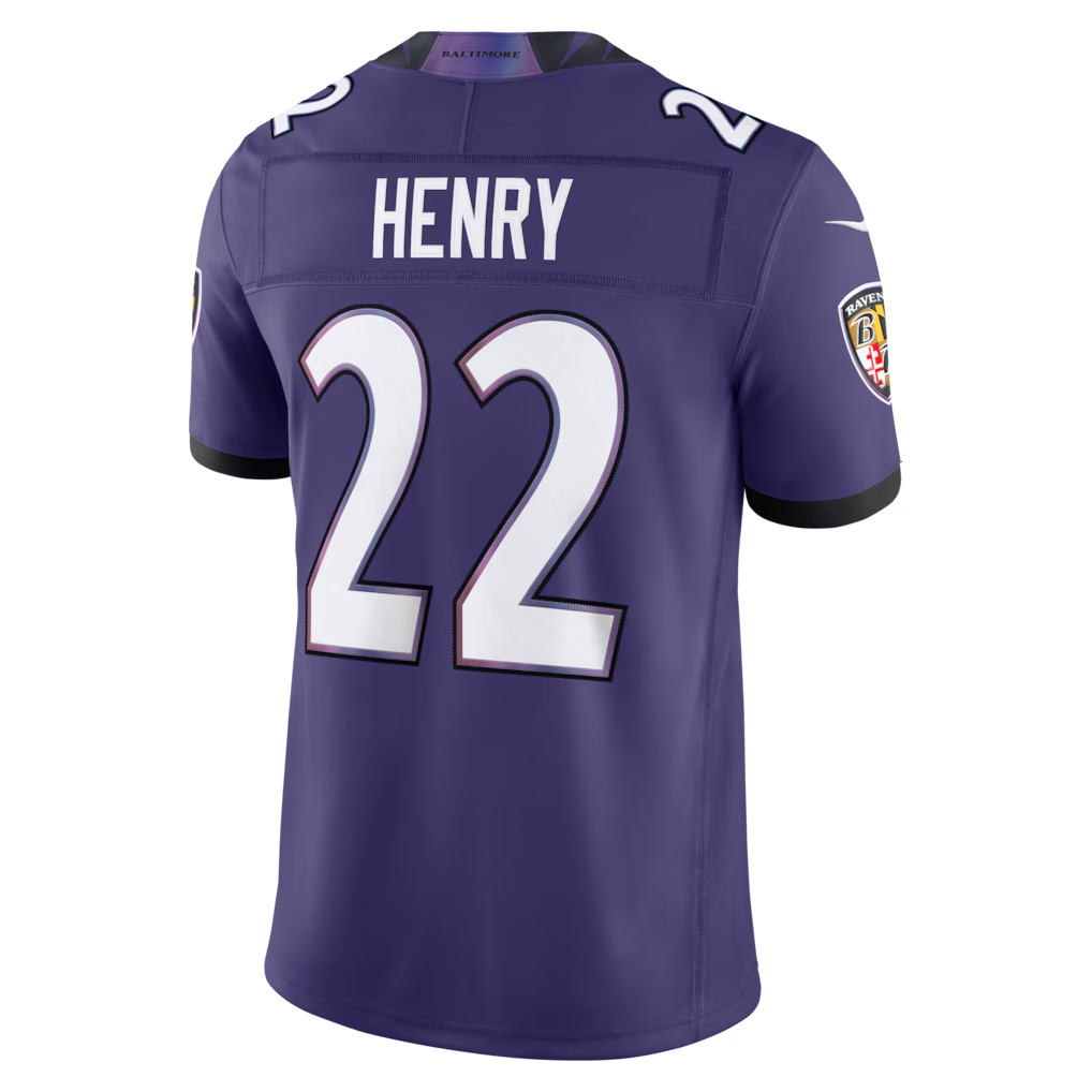 Trusc B.Ravens #22 Derrick Henry Purple Team Vapor F.U.S.E. Stitched Limited Jerseys