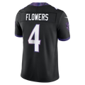 Trusc B.Ravens #4 Zay Flowers Black Alternate Alternate Vapor F.U.S.E. Stitched Limited Jerseys