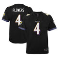Trusc B.Ravens #4 Zay Flowers Player Fashion Black Game Stitched Jerseys