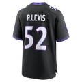 Trusc B.Ravens #52 Ray Lewis Black Alternate Retired Player Stitched Jerseys