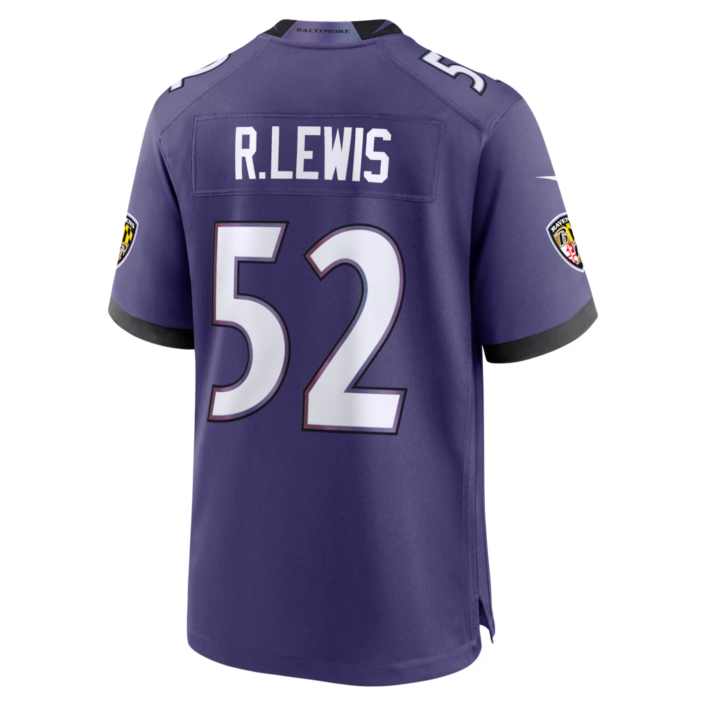 Trusc B.Ravens #52 Ray Lewis Purple Team Retired Player Game Stitched Jerseys