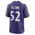 Trusc B.Ravens #52 Ray Lewis Purple Team Retired Player Game Stitched Jerseys
