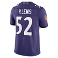 Trusc B.Ravens #52 Ray Lewis Purple Vapor F.U.S.E. Stitched Retired Limited Jerseys