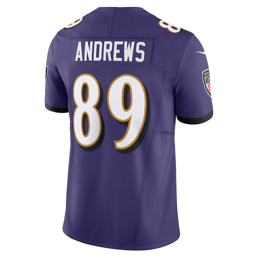 Trusc B.Ravens #89 Mark Andrews Player Vapor F.U.S.E. Limited Purple Stitched Jerseys