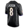 Trusc B.Ravens #8 Lamar Jackson Player Black Alternate Game Stitched Jerseys