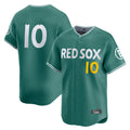 Trusc B.Red Sox #10 Trevor Story Player Green City Connect Limited Home Game Stitched Jerseys