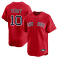 Trusc B.Red Sox #10 Trevor Story Player Red Limited Home Game Stitched Jerseys