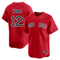 Trusc B.Red Sox #12 Connor Wong Player Red Limited Home Game Stitched Jerseys