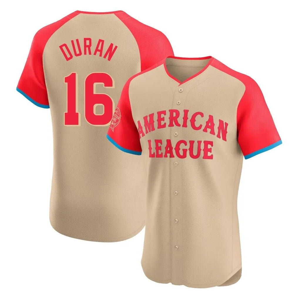 Trusc B.Red Sox #16 Jarren Duran Player Cream All-Star Short-Sleeved Limited Elite Home Game Stitched Jerseys