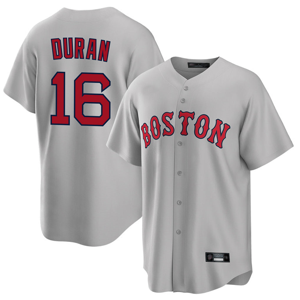 Trusc B.Red Sox #16 Jarren Duran Player Gray Road Home Game Stitched Jersey