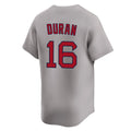 Trusc B.Red Sox #16 Jarren Duran Player Gray Road Limited Home Game Stitched Jerseys