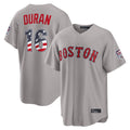 Trusc B.Red Sox #16 Jarren Duran Player Gray Road USA 250 Fourth of July Home Game Stitched Jerseys