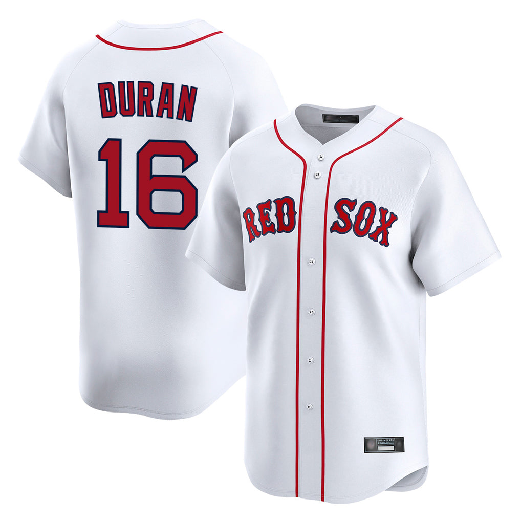 Trusc B.Red Sox #16 Jarren Duran Player White Limited Home Game Stitched Jersey