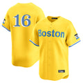 Trusc B.Red Sox #16 Jarren Duran Player Yellow Limited Home Game Stitched Jersey