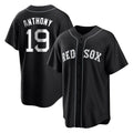 Trusc B.Red Sox #19 Roman Anthony Player Black Home Game Stitched Jerseys
