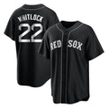 Trusc B.Red Sox #22 Garrett Whitlock Player Black Home Game Stitched Jerseys