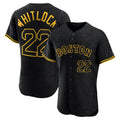 Trusc B.Red Sox #22 Garrett Whitlock Player Black Snake Skin City Limited Elite Home Stitched Jerseys