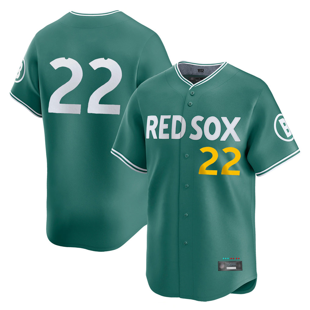 Trusc B.Red Sox #22 Garrett Whitlock Player Green City Connect Limited Home Game Stitched Jerseys
