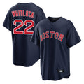 Trusc B.Red Sox #22 Garrett Whitlock Player Navy Home Game Stitched Jerseys