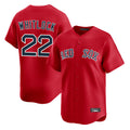 Trusc B.Red Sox #22 Garrett Whitlock Player Red Limited Home Game Stitched Jerseys