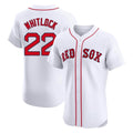 Trusc B.Red Sox #22 Garrett Whitlock Player White Limited Elite Home Game Stitched Jerseys
