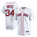 Trusc B.Red Sox #34 David Ortiz Player White Limited Home Game Stitched Jerseys