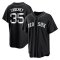 Trusc B.Red Sox #35 Garrett Crochet Player Black Home Game Stitched Jerseys