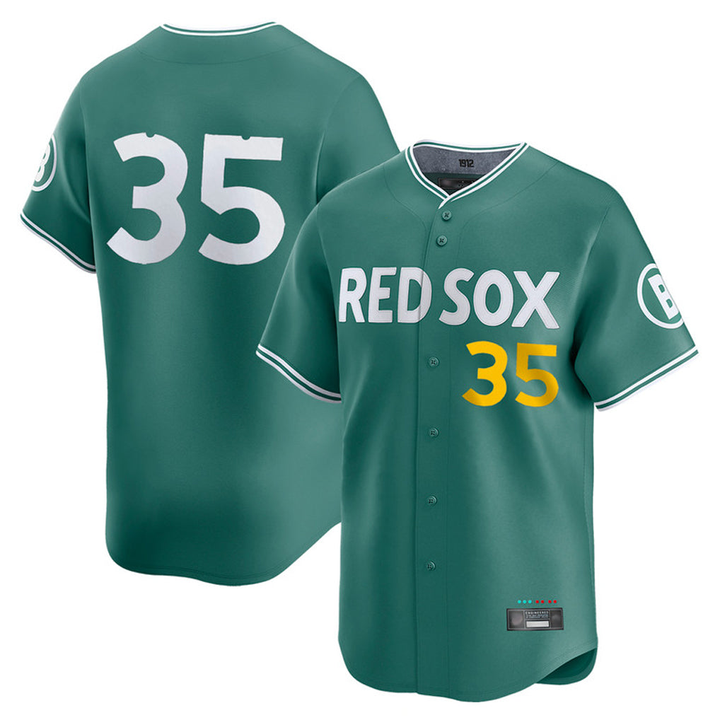 Trusc B.Red Sox #35 Garrett Crochet Player Green City Connect Limited Home Game Stitched Jerseys