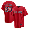 Trusc B.Red Sox #35 Garrett Crochet Player Red Home Game Stitched Jerseys