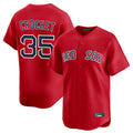 Trusc B.Red Sox #35 Garrett Crochet Player Red Limited Home Game Stitched Jerseys