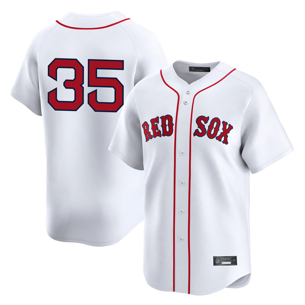 Trusc B.Red Sox #35 Garrett Crochet Player White Limited Home Game Stitched Jerseys