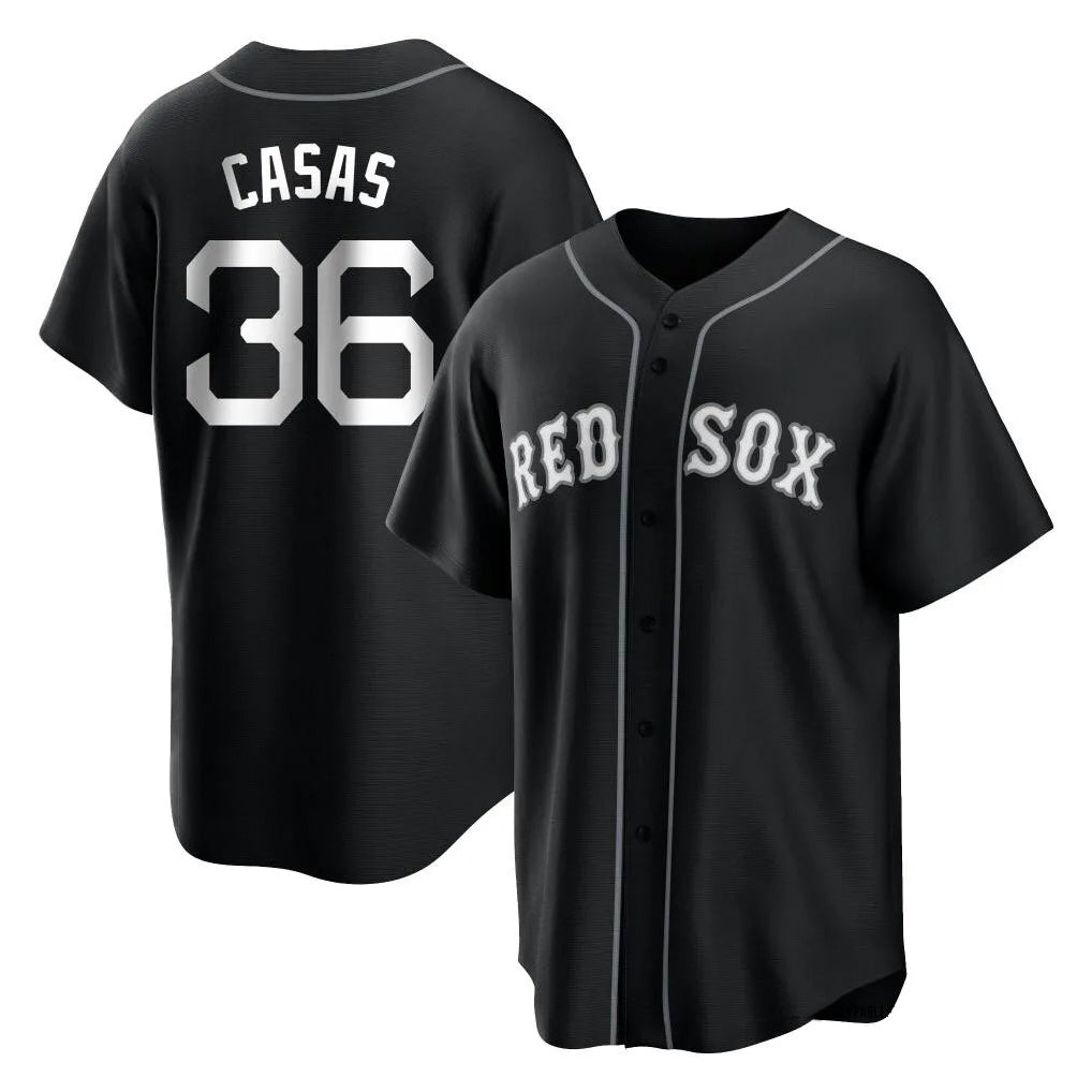 Trusc B.Red Sox #36 Triston Casas Player Black Home Game Stitched Jerseys