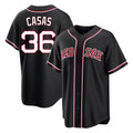 Trusc B.Red Sox #36 Triston Casas Player Black Out Home Game Stitched Jerseys