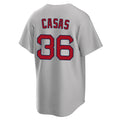 Trusc B.Red Sox #36 Triston Casas Player Gray Road Home Game Stitched Jersey