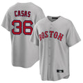Trusc B.Red Sox #36 Triston Casas Player Gray Road Home Game Stitched Jersey