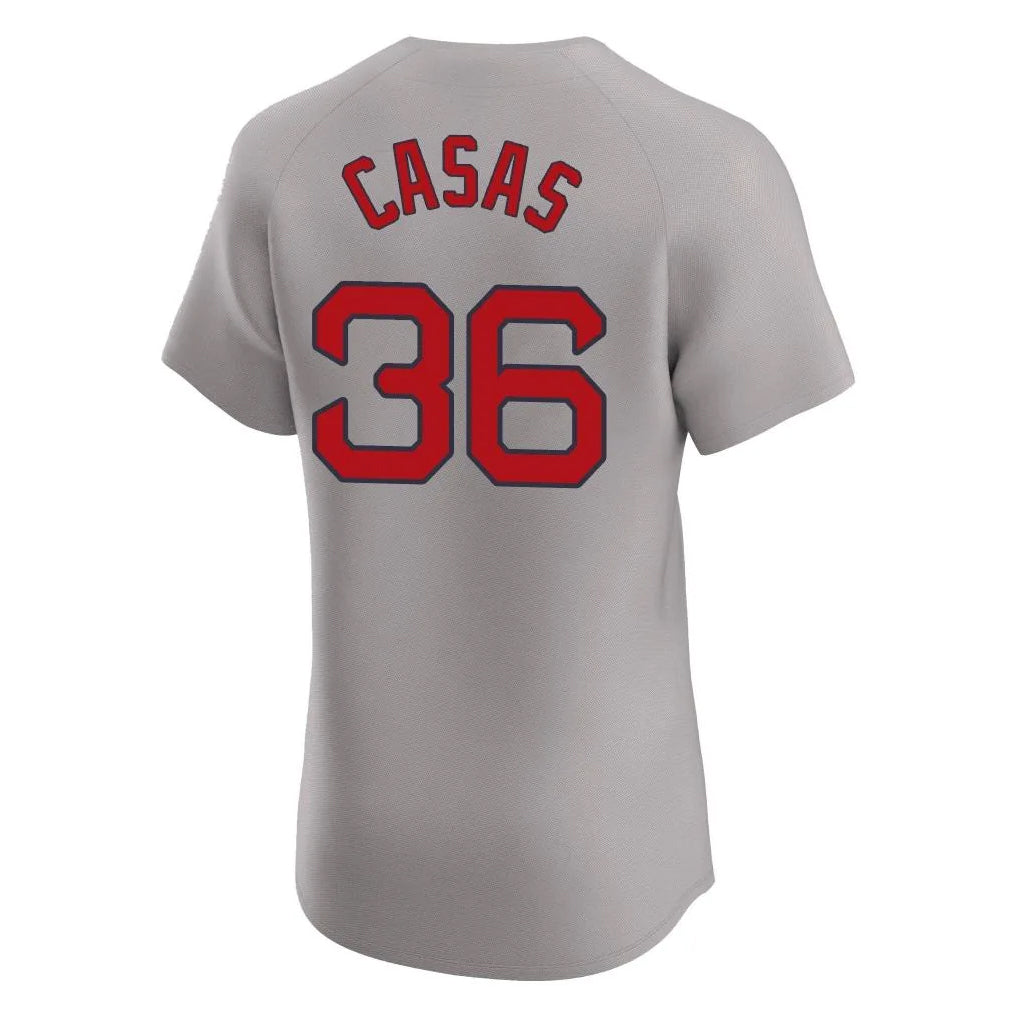 Trusc B.Red Sox #36 Triston Casas Player Gray Road Limited Elite Home Game Stitched Jerseys